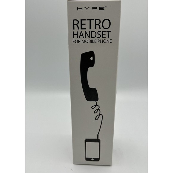 Hype Retro Handheld Handset for Mobile Phone‎ One Touch Answer HY 705 BLK Black - Picture 4 of 6